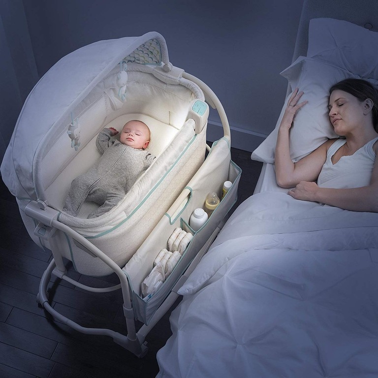 bassinet that connects to bed